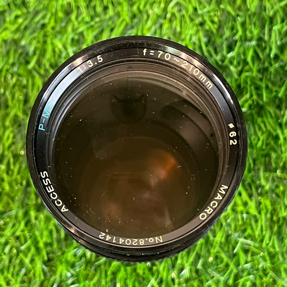 Vintage 80s Access P-MC Zoom Macro 70-210mm f/3.5 Lens w/ Case Pentax K Mount - Picture 4 of 15